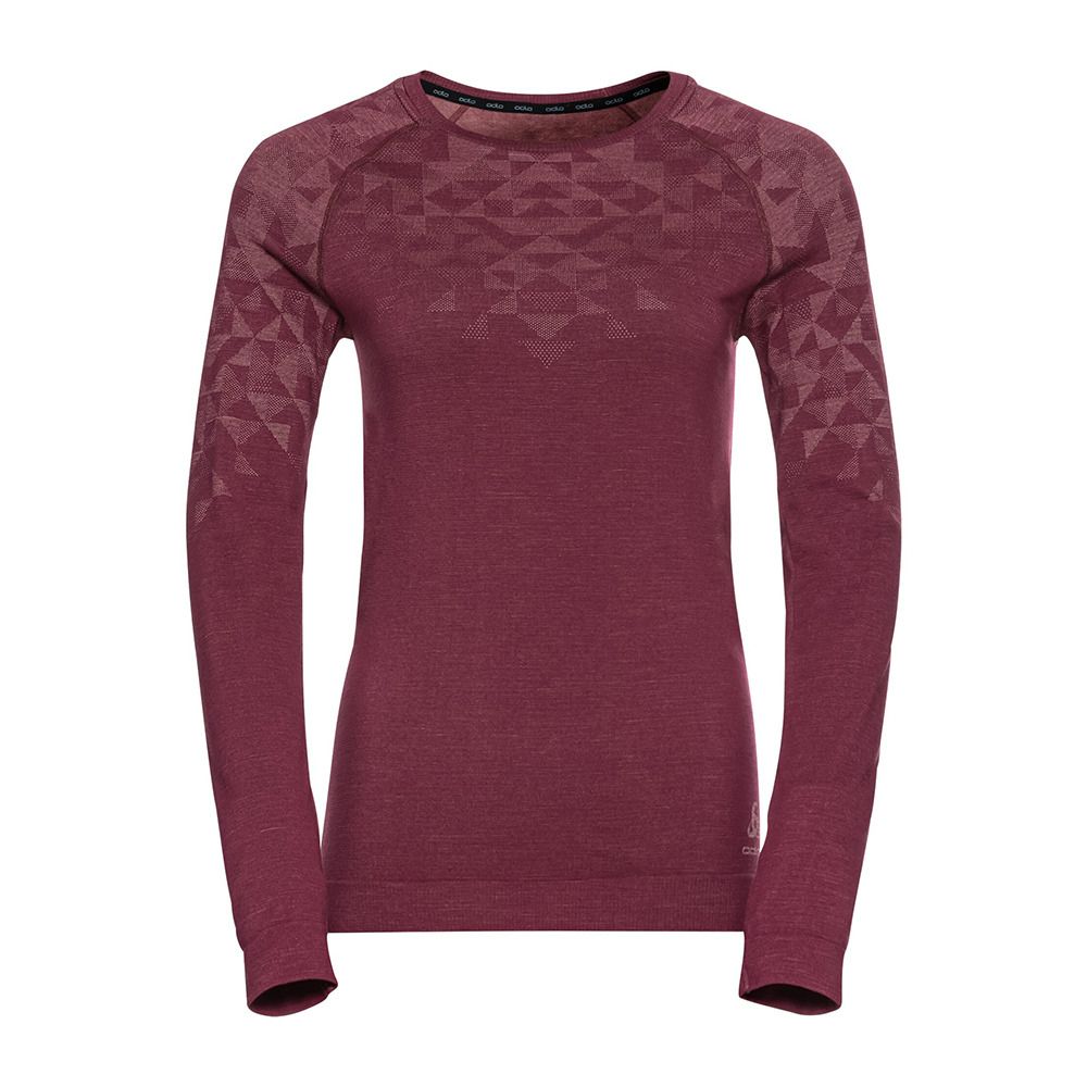 Odlo KINSHIP PW 200 - Sous-couche Femme raspberry fudge melange