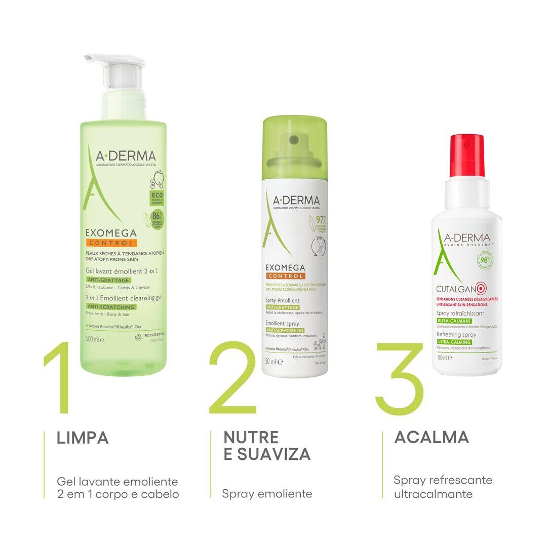 A-Derma Exomega Control Spray Emoliente - 200ml