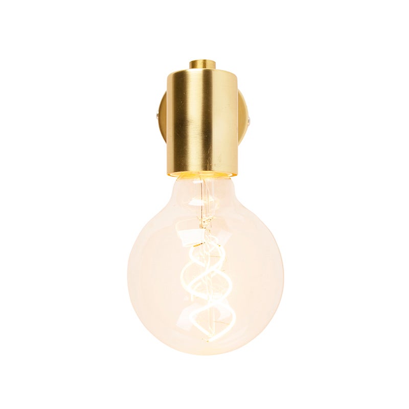 Slimme Art Deco Wandlamp Goud incl. G95 WiFi Lichtbron - Facil