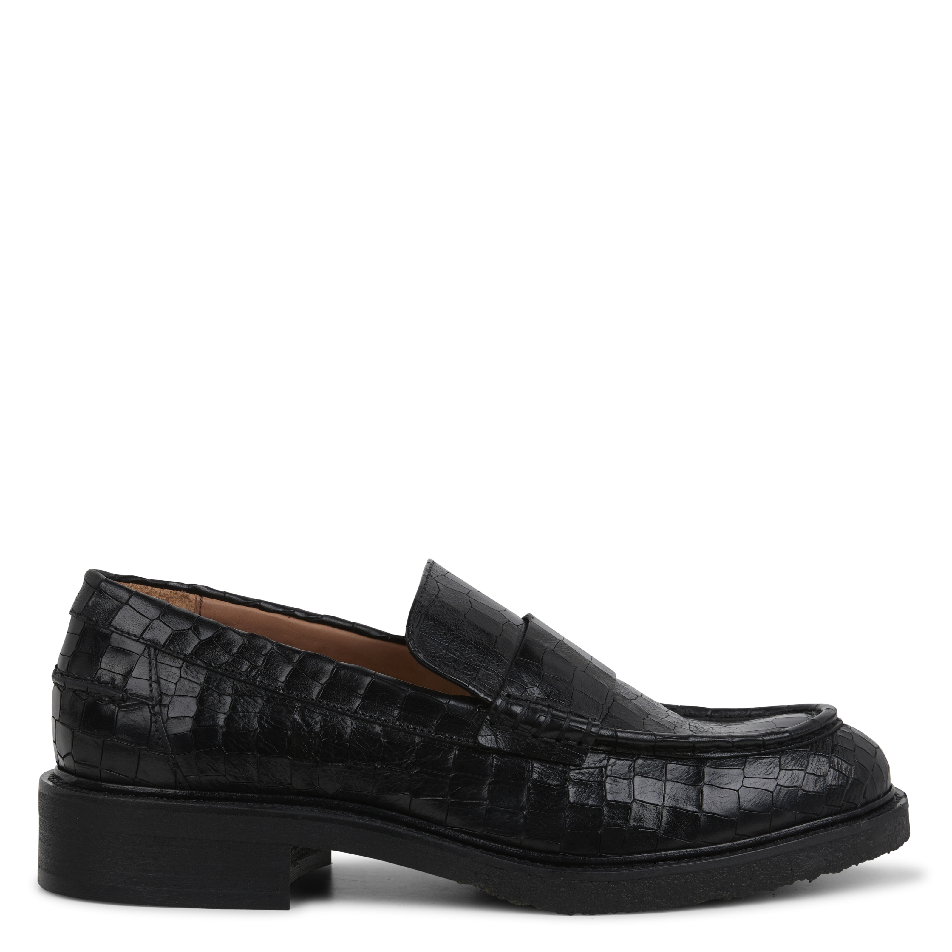Mocassins en cuir | Noir