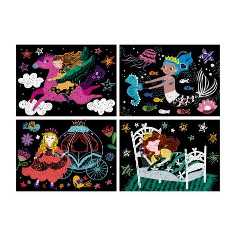 Avenir - Mini scratch bog - Prinsesse (58CH221658)