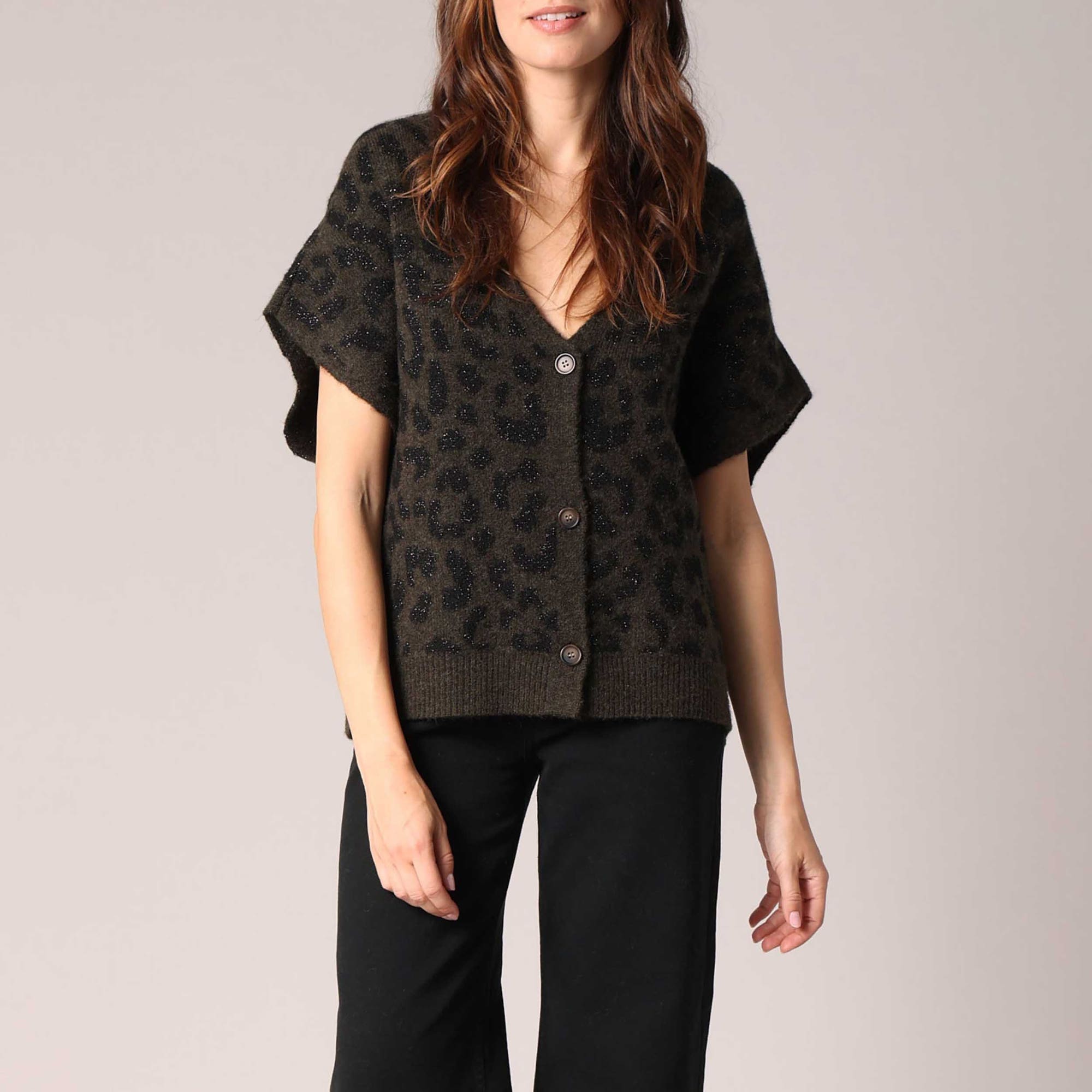 Pull Femme kaki