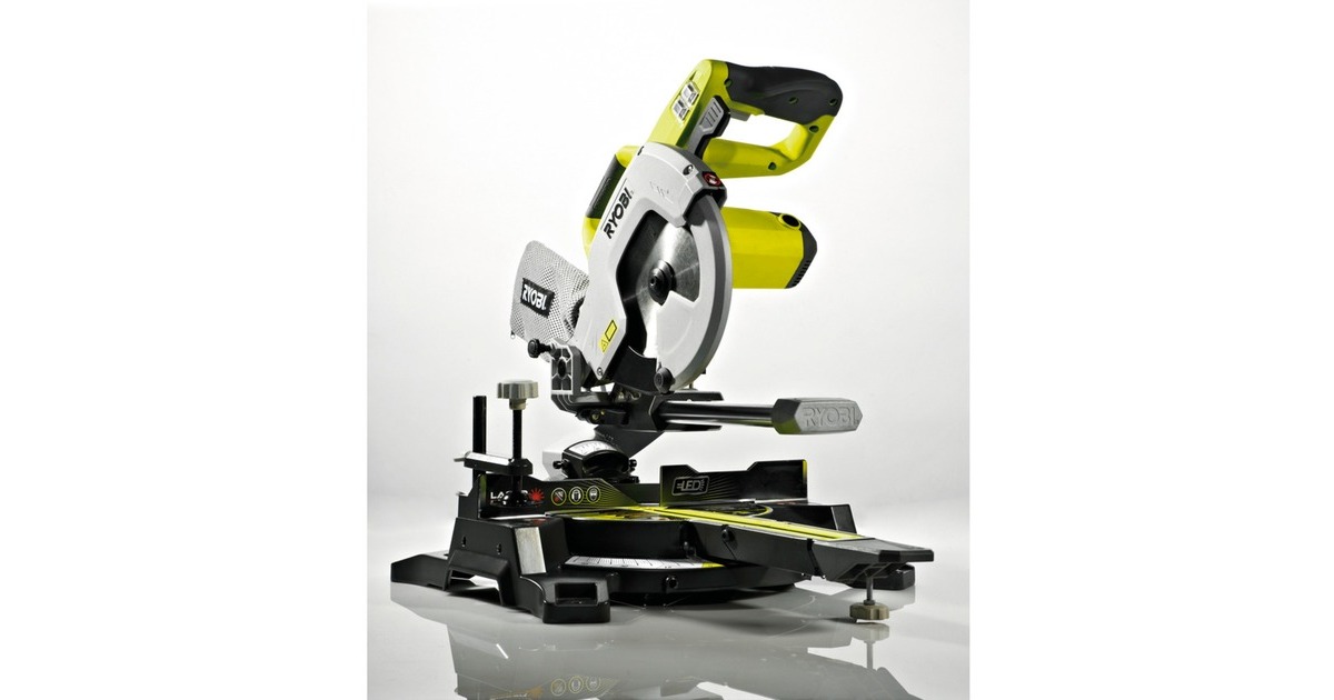 RyobiEMS216L afkort- en verstekzaag  (Groen/grijs)