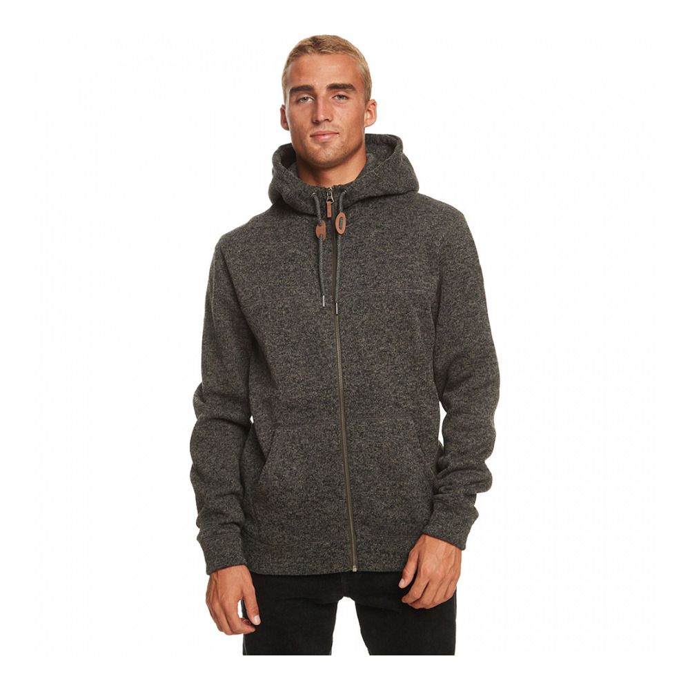 Quiksilver KELLER - Sweat Homme dark grey heather