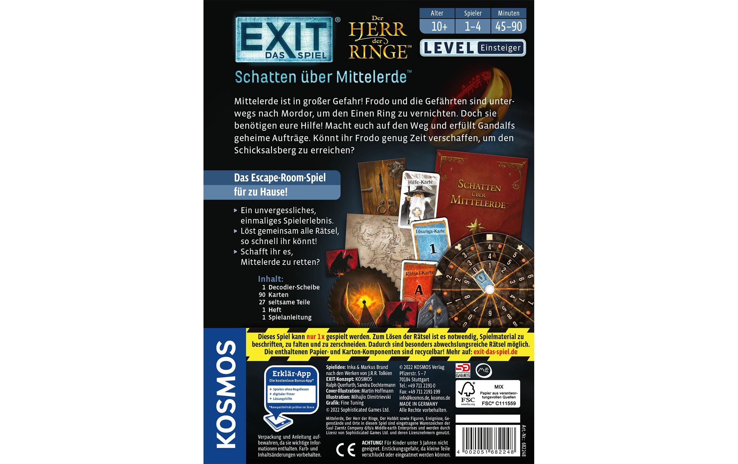 Kosmos Spiel »EXIT: Schatten«