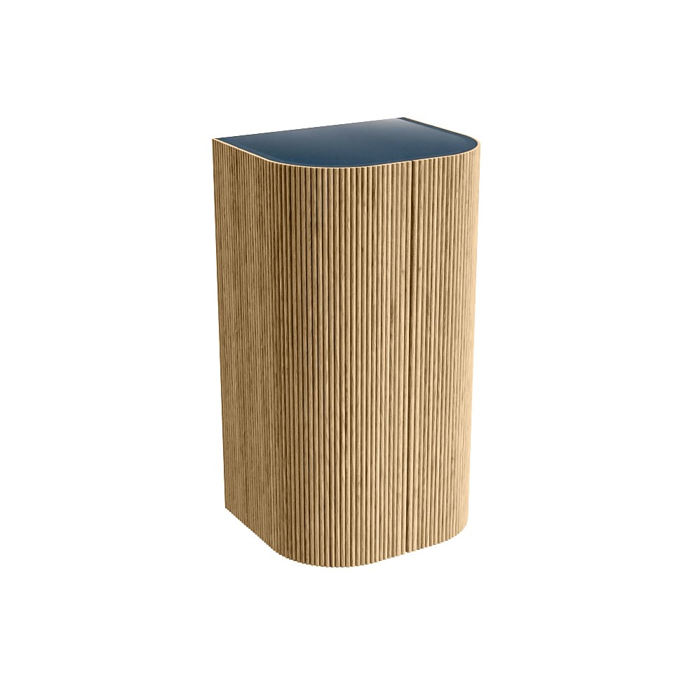 Mondiaz Kurve kolomkast met 2 deuren 45x37.5x80cm eiken