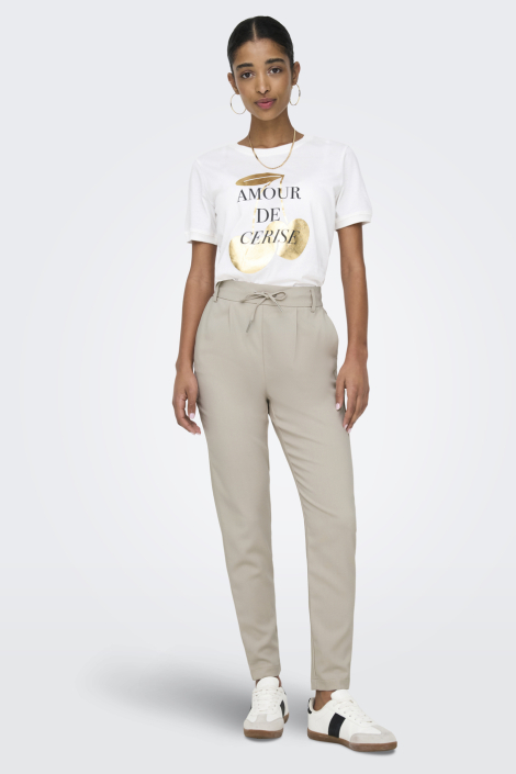 Only beige dames broek