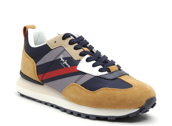 Pepe jeans basses homme foster man bleu