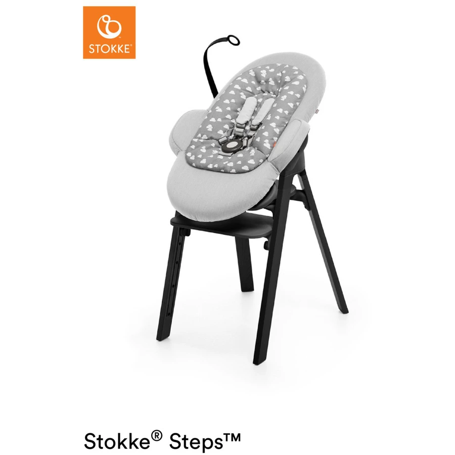 STOKKE® Steps™ Hochstuhl schwarz Buche schwarz