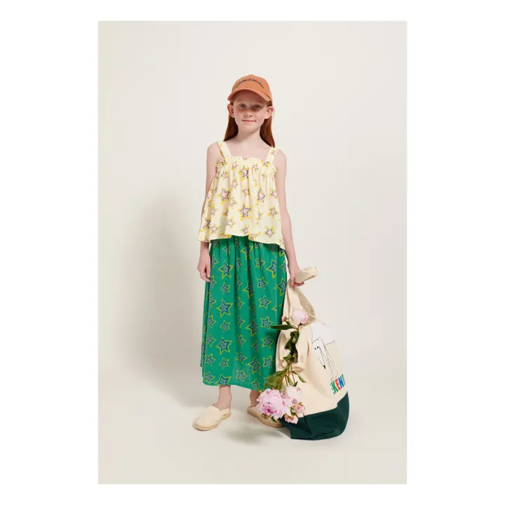 Weekend House Top Etoiles Coton Bio | Jaune pâle