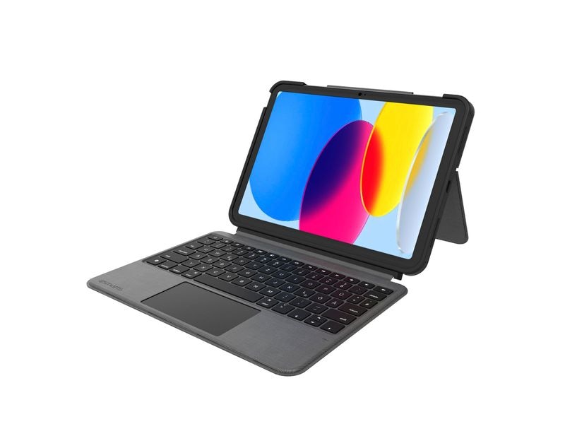 4smarts 2in1 Solid Smart Connect für iPad 10. / 11. Gen. Tastaturcover für das Apple iPad (10. Gen.)/iPad (A16/2025/11. Gen.)