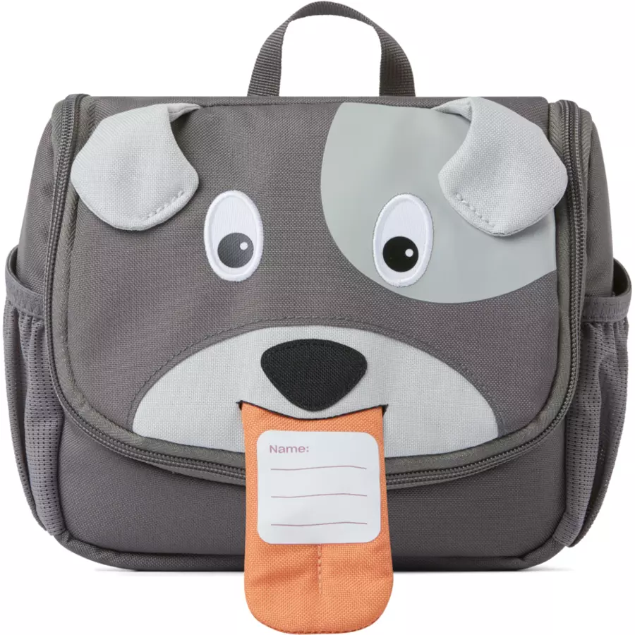 Affenzahn Kulturtasche: Hund, grau