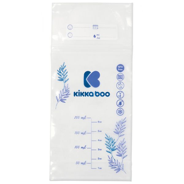 Kikkaboo Saco para Leite Materno 25 Pçs