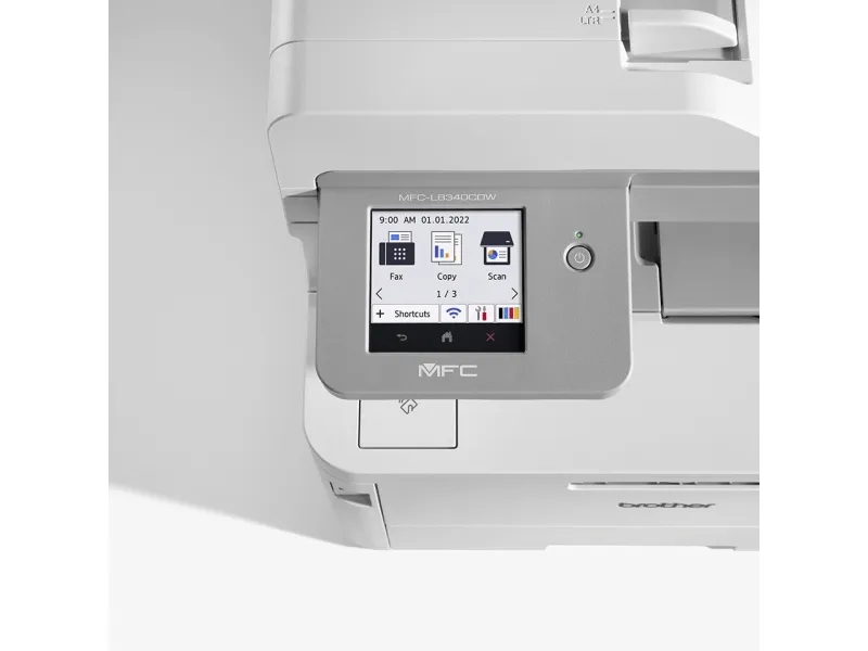 Brother MFC-L8340CDW - Multifunktionsprinter - farve - LED - A4/Legal (medie) - op til 30 spm (kopiering) - op til 30 spm (udskriver) - 250 ark - 33.6 Kbps - USB 2.0, USB vært, Wi-Fi(n), NFC