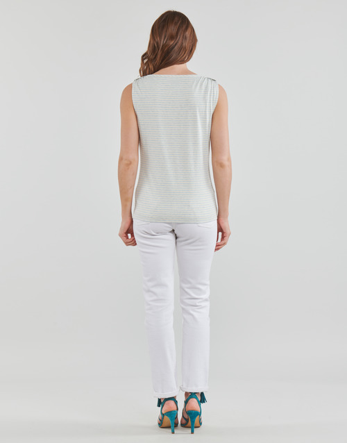 Guess - SAMY TANK TOP - Bleu / Blanc