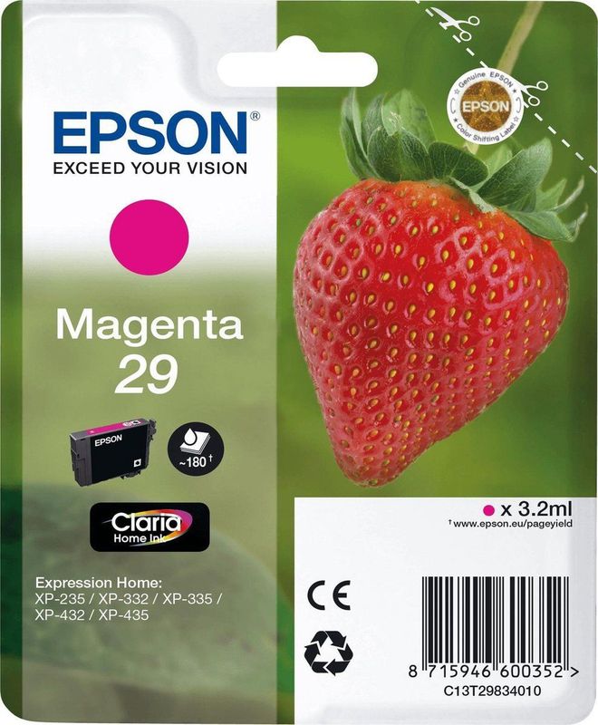 Epson - 29 - Inktcartridge - Magenta - Origineel