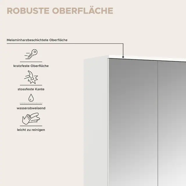 INOSIGN Garderoben-Set »Trondheim, Garderobenset 3-tlg. Breite 232 cm,« 3 Stk. tlg.