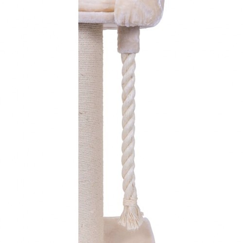 Arranhador para gatos casual na cor creme