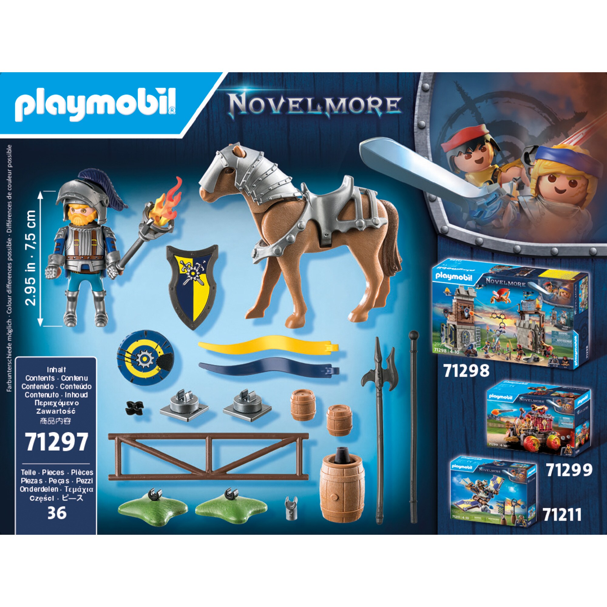 PLAYMOBIL Konstruktionsspielzeug Novelmore Übungsplatz