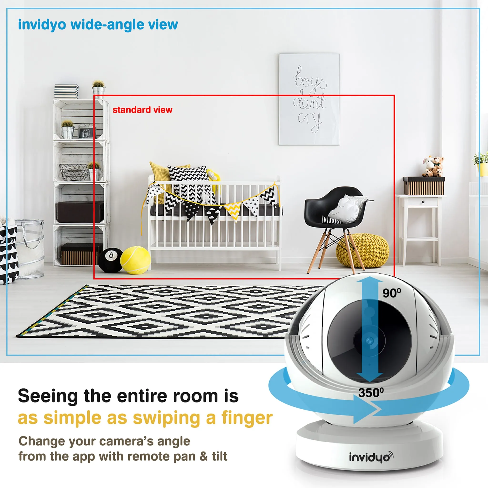 Invidyo Moniteur Caméra Wi-Fi