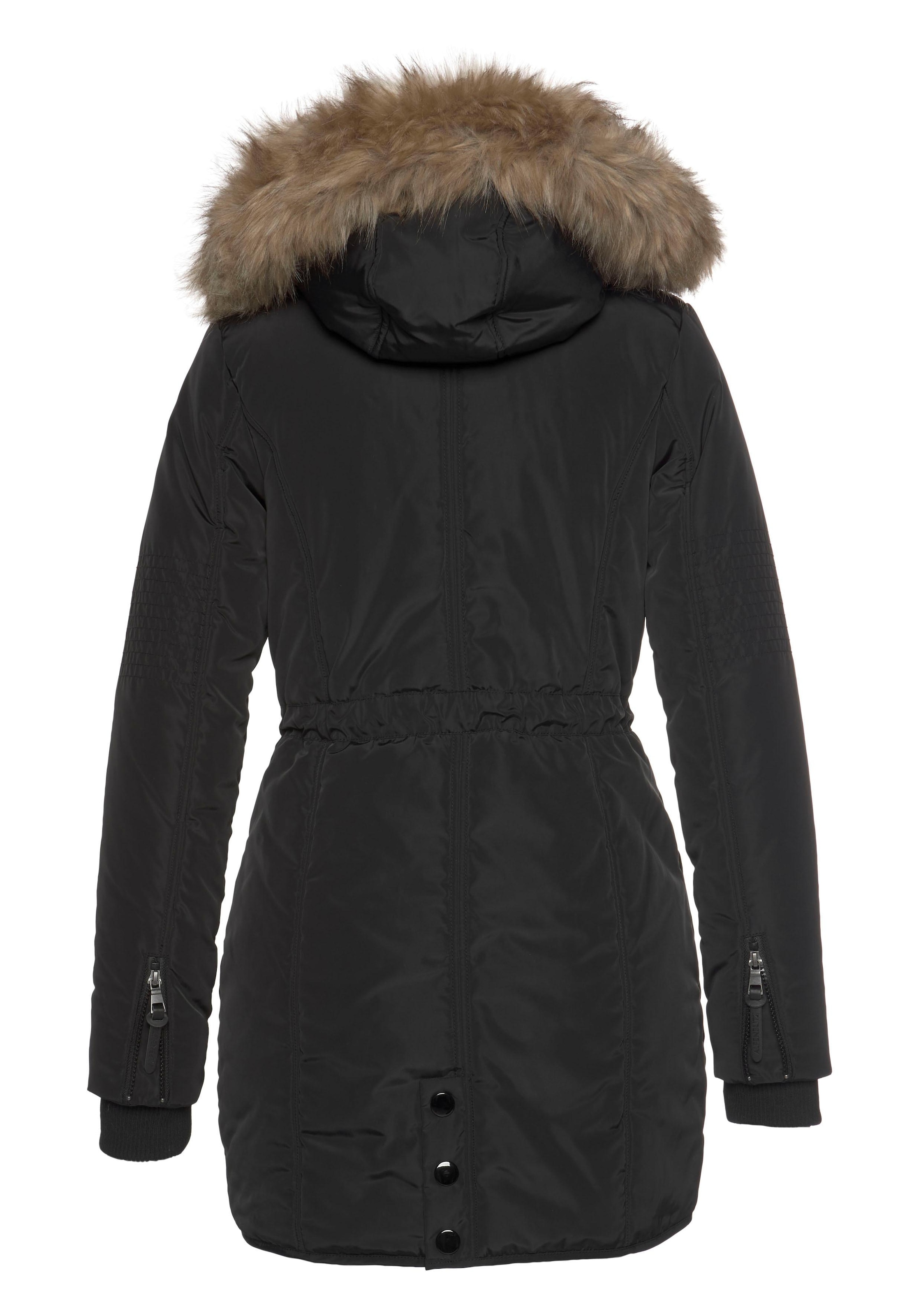 ALPENBLITZ Parka »Wintercharme« mit Kapuze für kalte Temperaturen,  aus Webstoff,  mit Kapuze,  mit Taschen