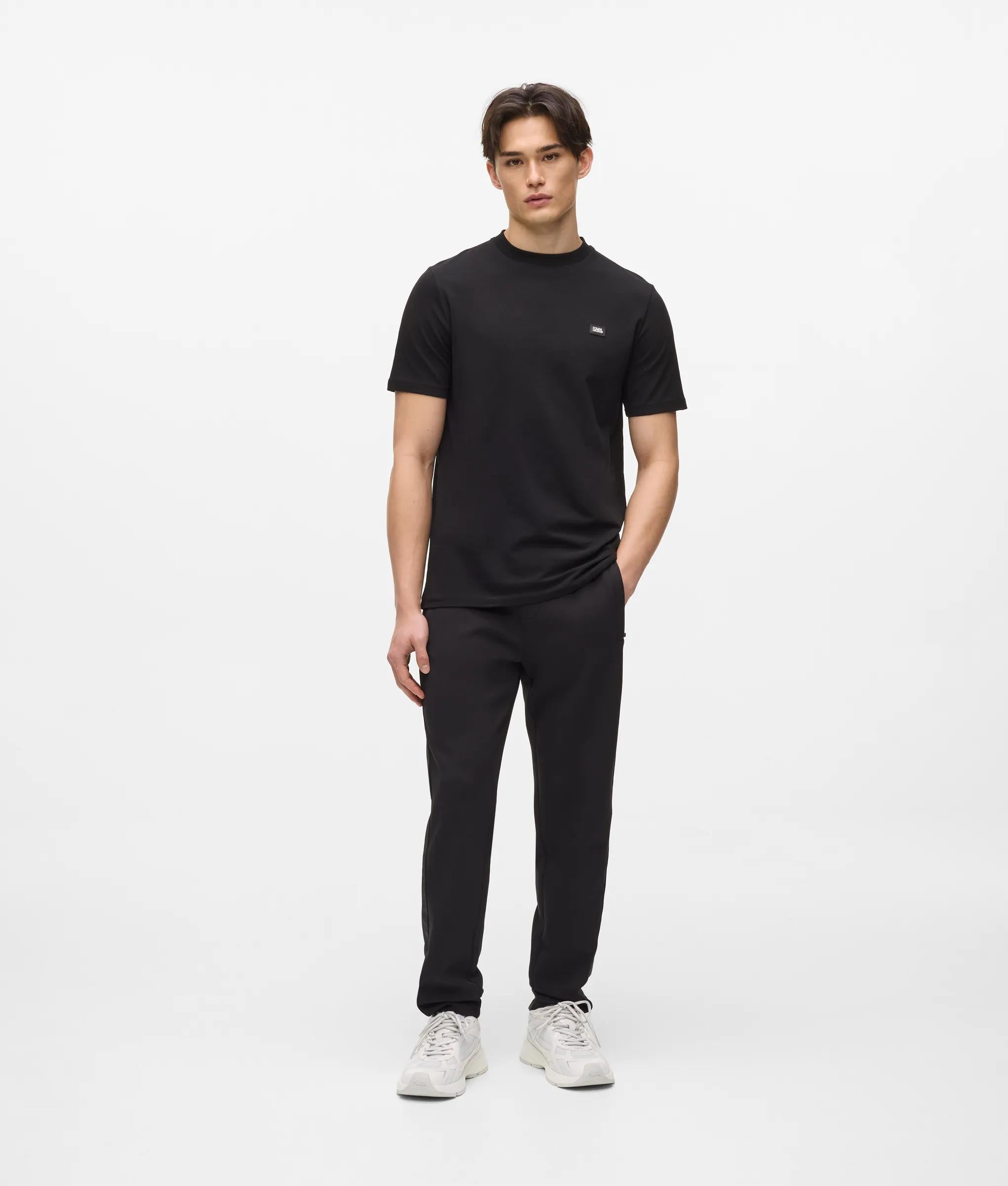 T-shirt met logopatch