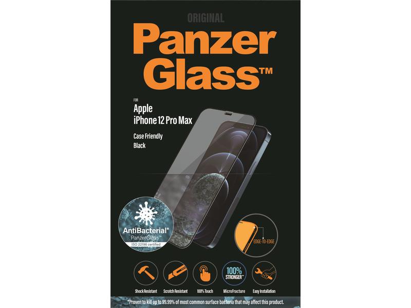 Panzerglass Displayschutz Case Friendly AB iPhone 12 Pro Ma Display-Schutzfolie für das Apple iPhone 12 Pro Max