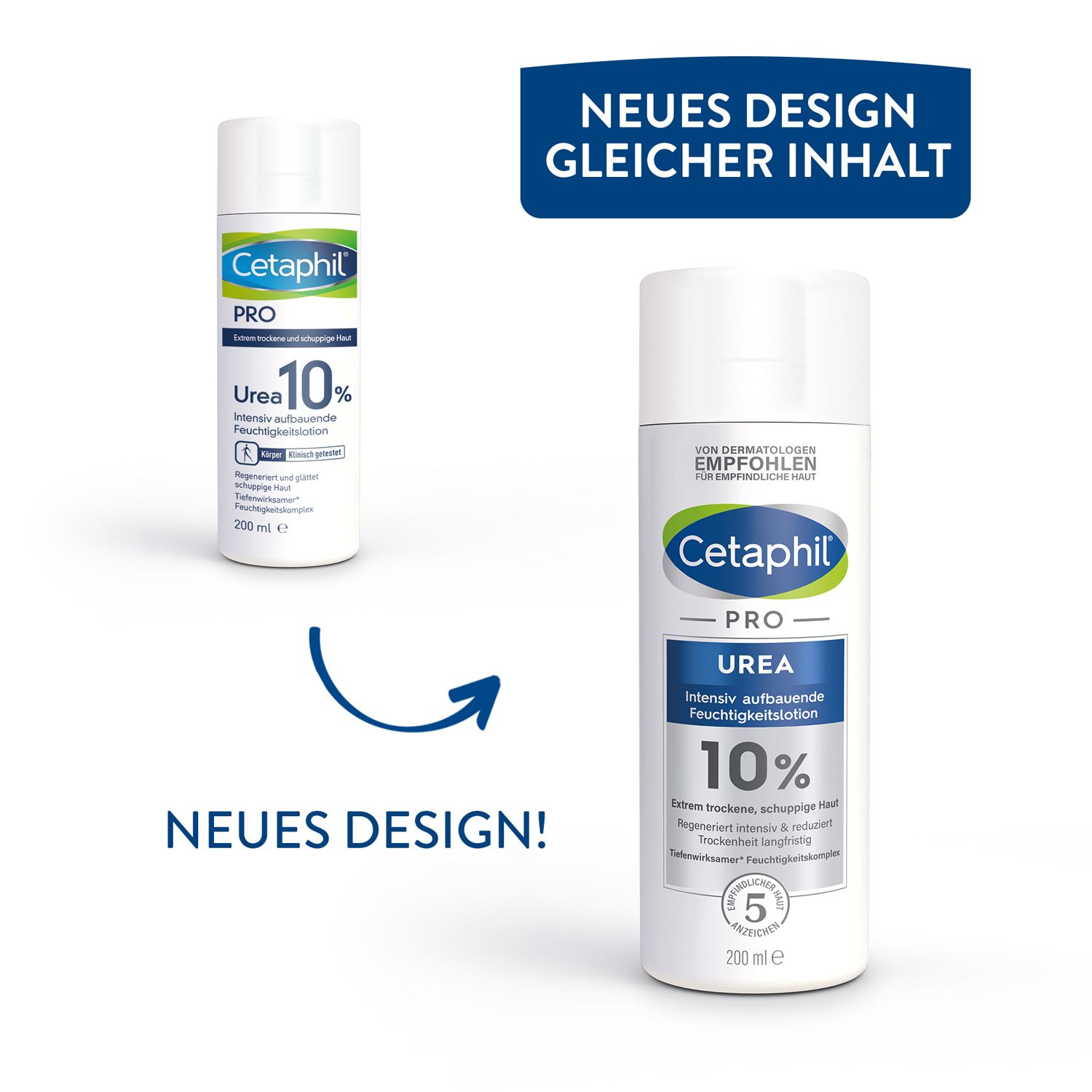 CETAPHIL PRO Urea 10% Intensiv Aufbauende Feuchtigkeitslotion für extrem trockene Haut