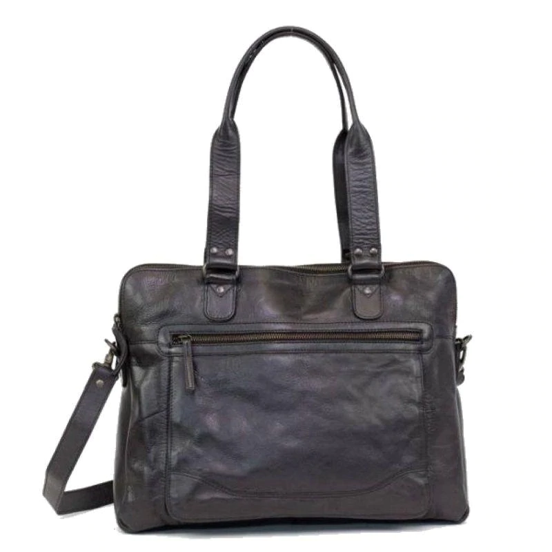 Bear Design Cow Lavato Handtas Lia 13,3 inch Zwart CL35220