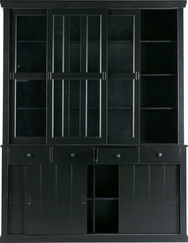 WOOOD - Lagos - Landelijke Kast - Massief Grenenhout - H 215 cm x B 166 cm x D 48 cm