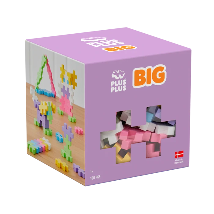 Plus Plus BIG Pastel 100 stukjes