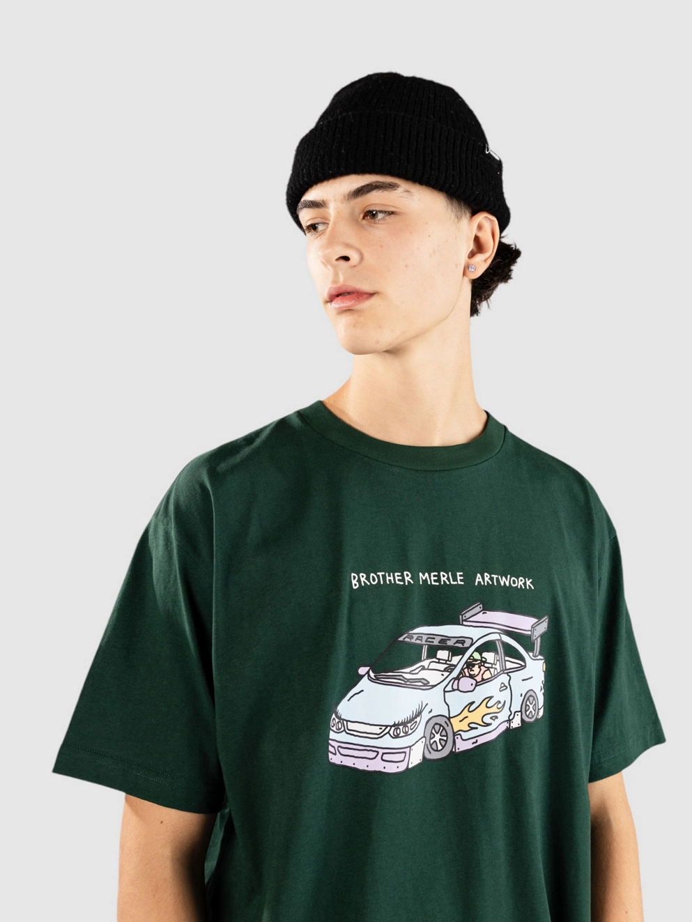 Brother Merle Racer T-Shirt forest green