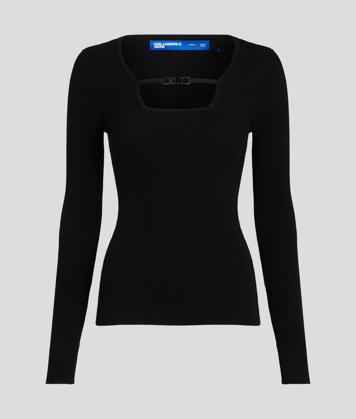 HAUT EN TRICOT À ENCOLURE CARRÉE KLJ