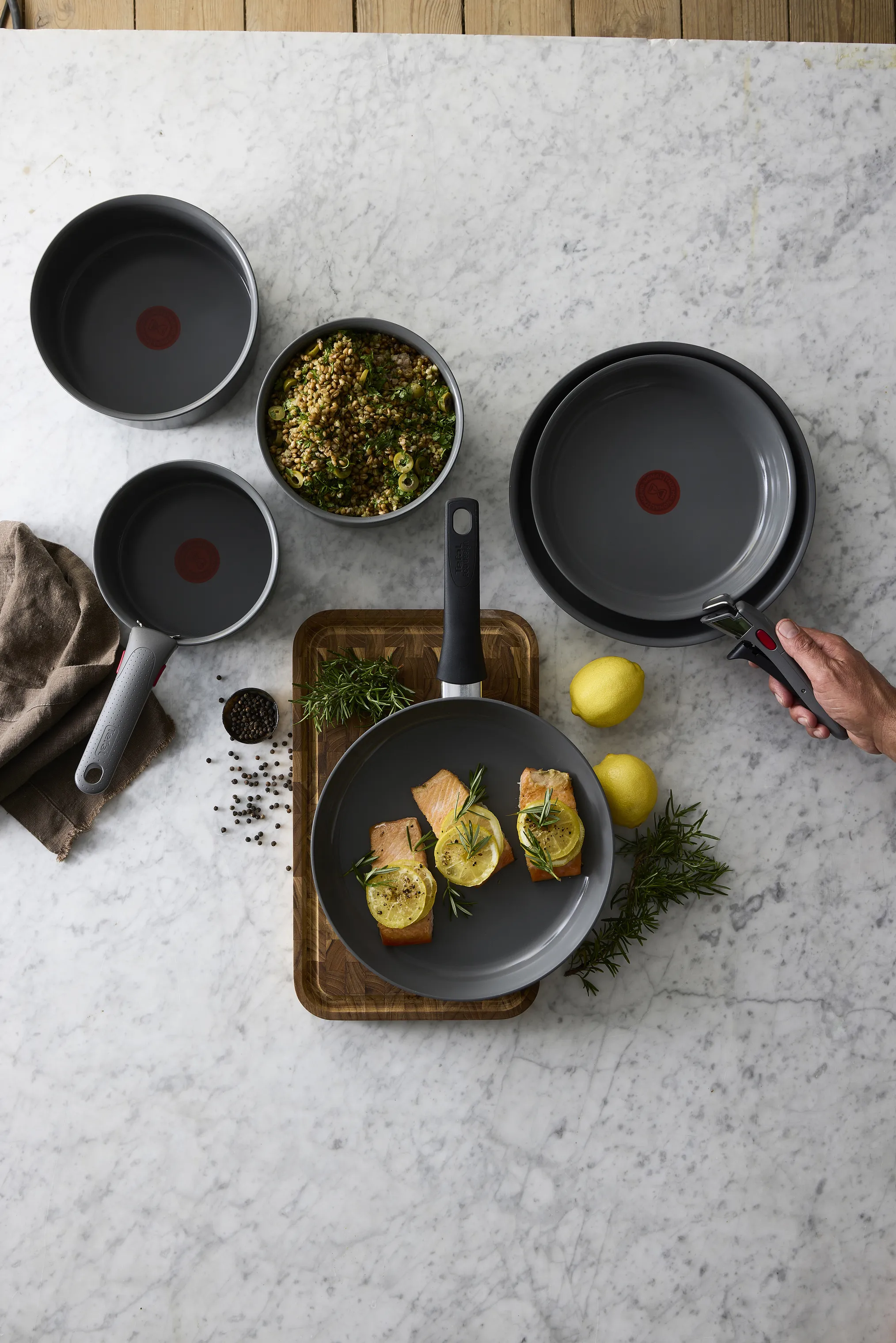 Tefal Ingenio Renew Grydesæt - 4 dele