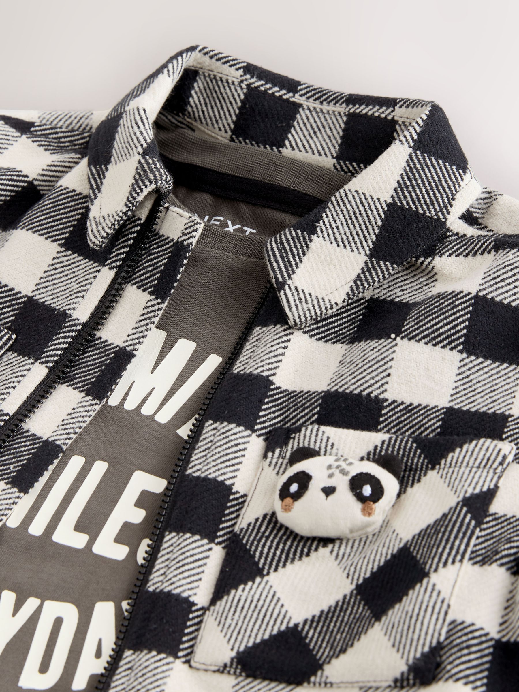 Mono Panda - Set van T-shirt en shirt met lange mouwen (3mnd-7jr)