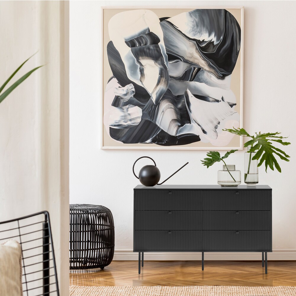 Sideboard KARBY S Melaminharzbeschichtete Spanplatte hjh LIVING