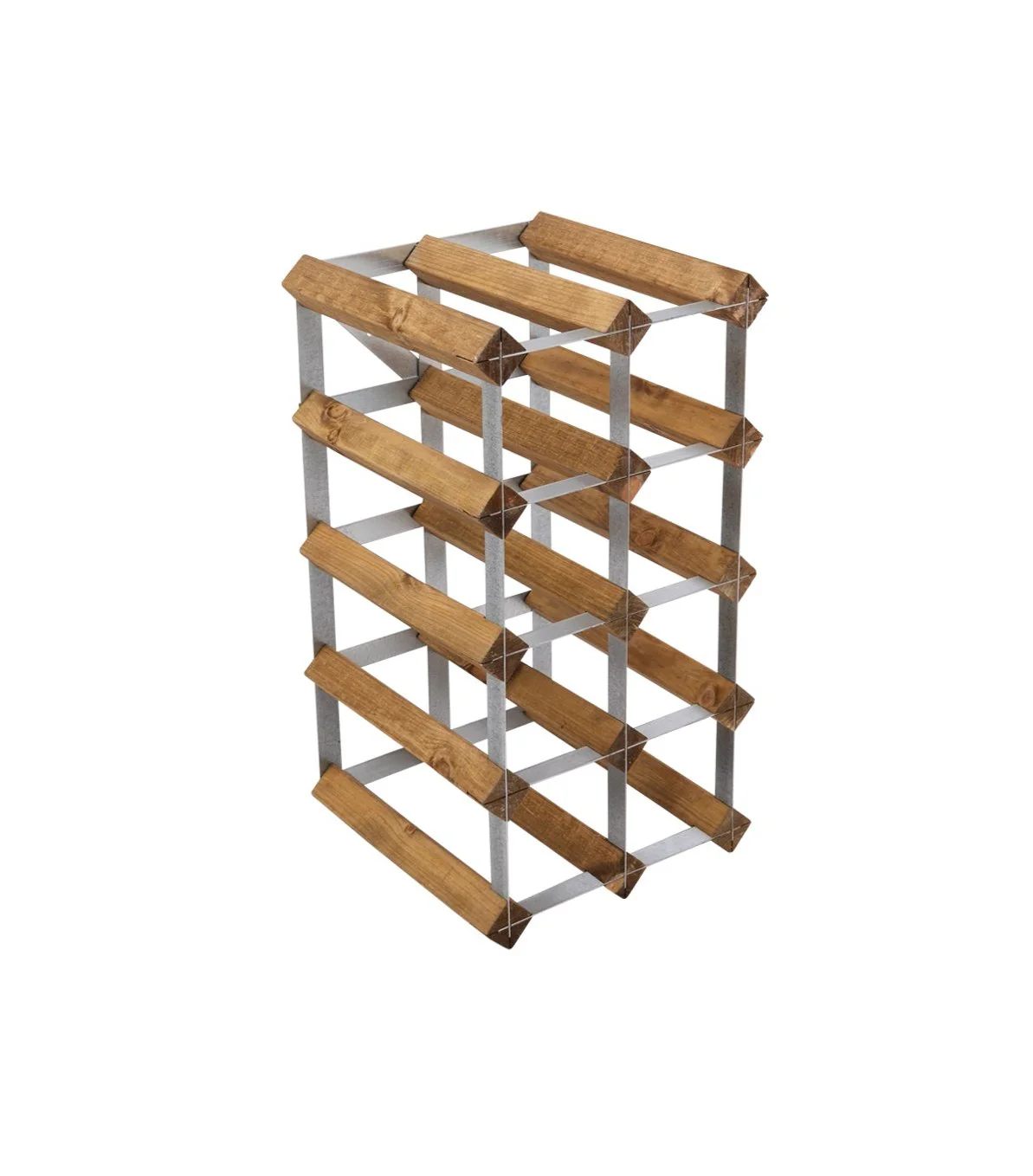 Traditional Wine Rack  Vinreol, 12 flasker - lys eg