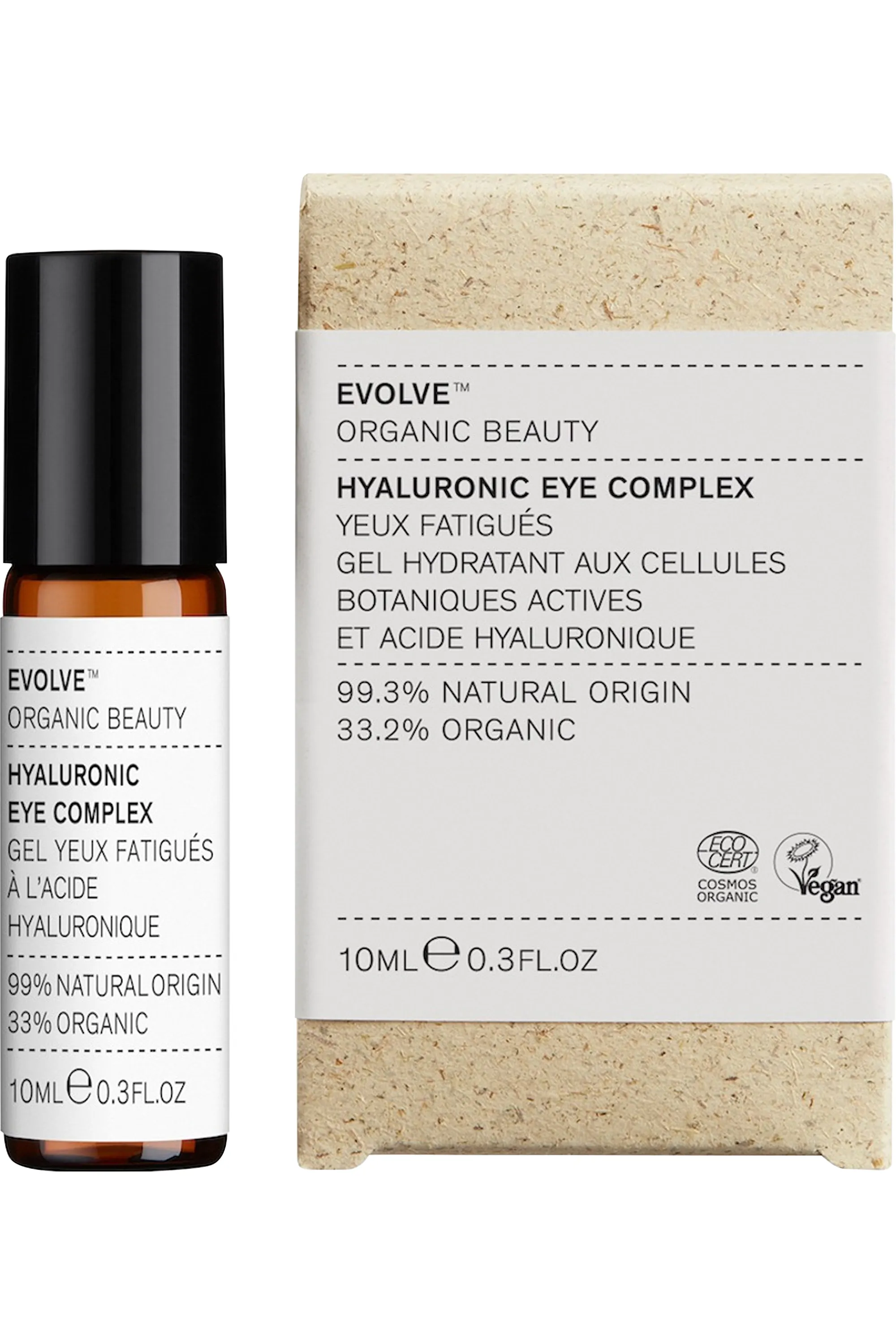 Evolve Beauty Sérum yeux à l’acide hyaluronique-10 ml