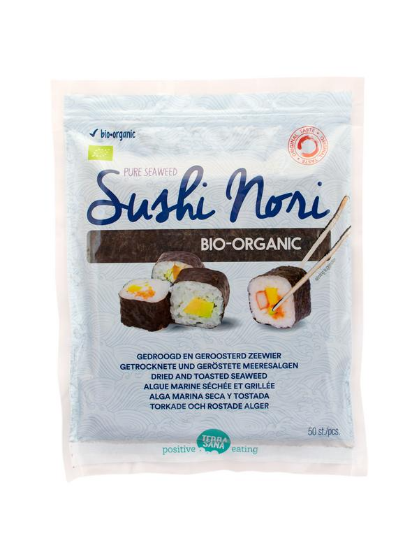 TerraSana Sushi Nori Geroosterd (50 vellen)