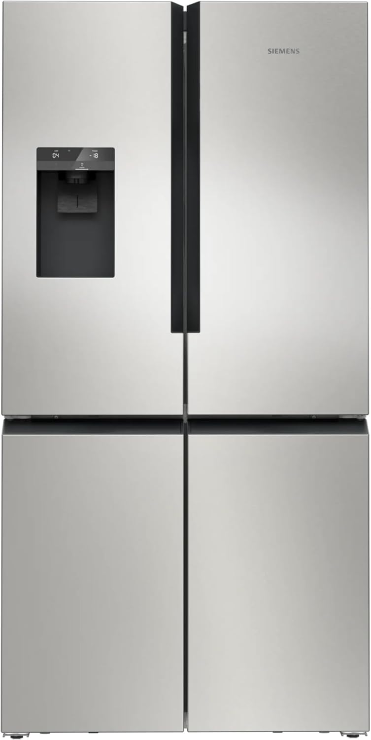 Siemens KF96DPPEA iQ700 Kühl-Gefrier-Kombination, 183 x 90,5 cm, 574 L Kühlen + 199 L Gefrieren, noFrost, hyperFresh 0 Grad, LED-Licht, Beleuchtete Glasrückwand mit multiAirflow