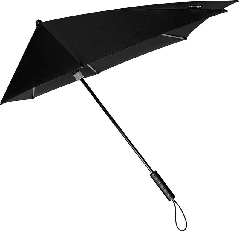 STORMaxi - Storm Paraplu - Zwart/Grijs - Glasfiber - 100 cm