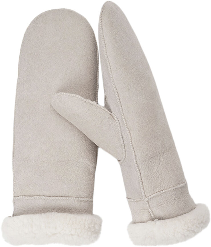 Lovelies BELUKTA - MITTENS - SHEEP SUEDE WITH CURLY SHEARLING AROUND Kit
