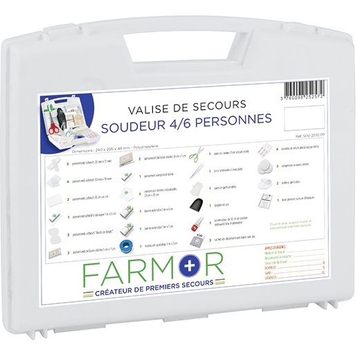 Valise de secours Soudeur 4/6 personnes