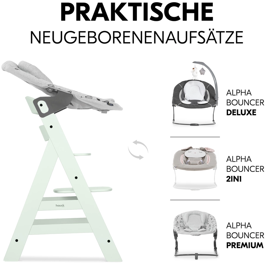 hauck Hochstuhl Alpha Plus Mint