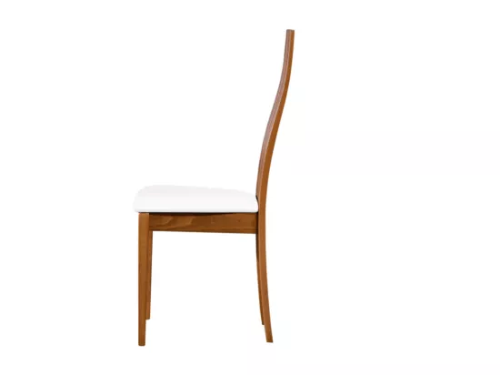 Lot de 2 chaises SALENA - Hêtre massif coloris chêne