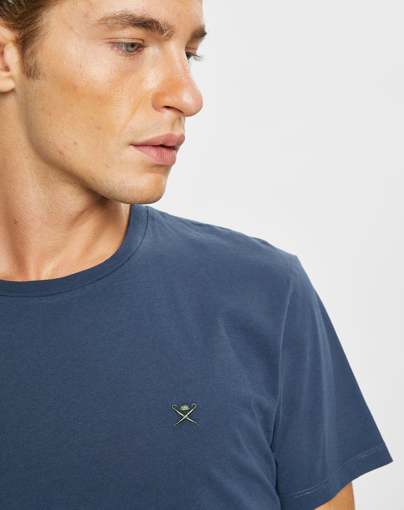 Hackett London T-Shirt Logo bleu marine