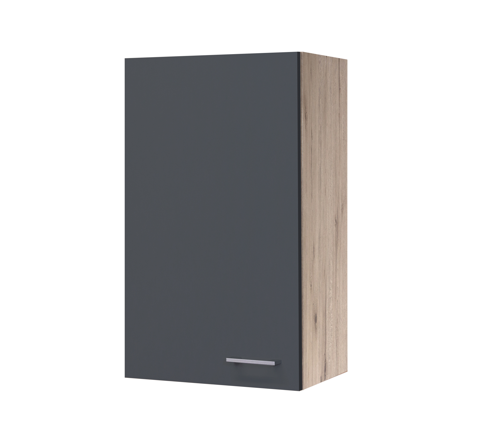 Hängeschrank MORENA - San Remo Eiche - Basaltgrau matt - 50 cm - extra hoch