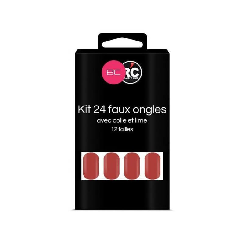 Boîte de 24 tips faux-ongles Beauty Coiffure