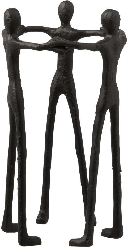 J-Line beeld Familie zwart 20 x 20 x 36 cm