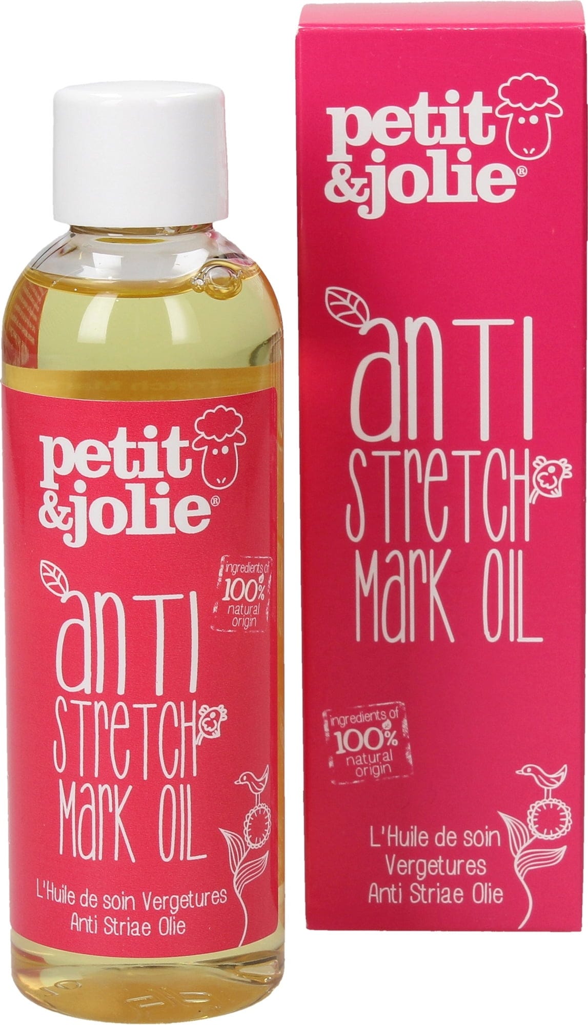 Petit & Jolie  Anti Stretch Mark Oil, 100 ml